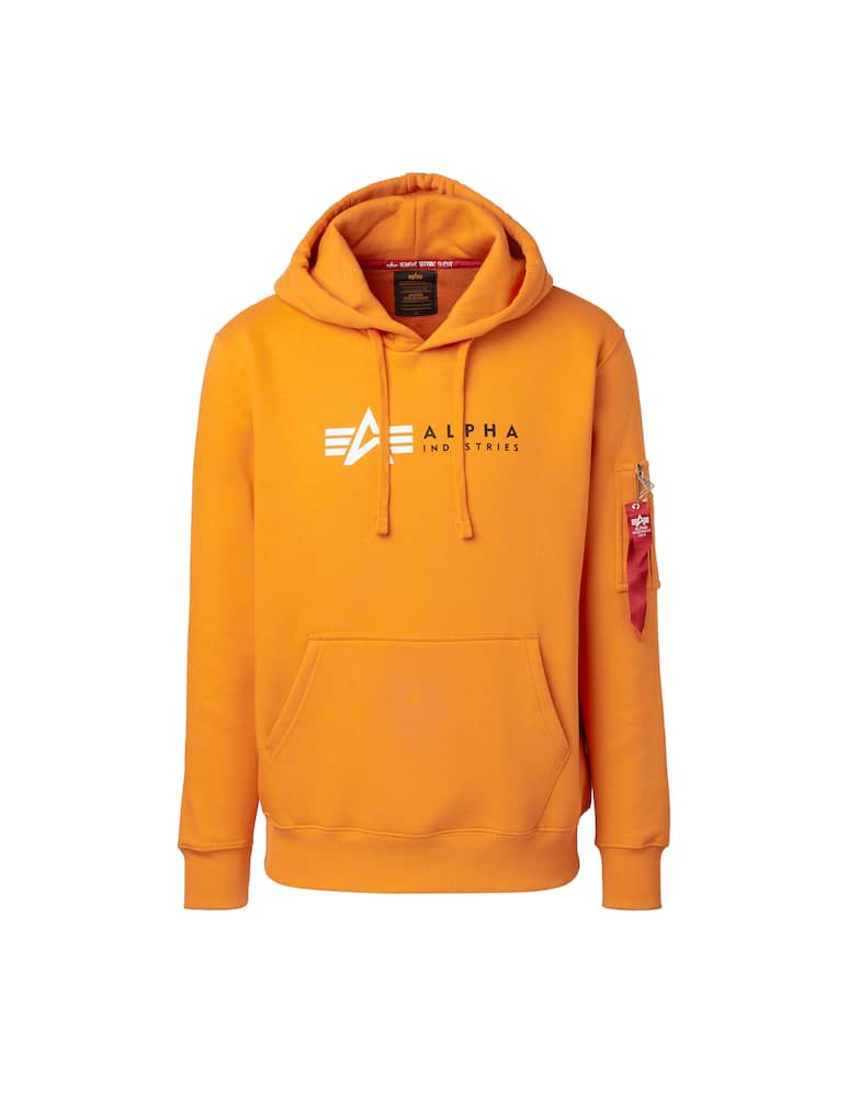 Alpha Industries Basic logo hoodie - Orange - picture 1 Alpha Industries Basic logo hoodie - Orange - picture 1