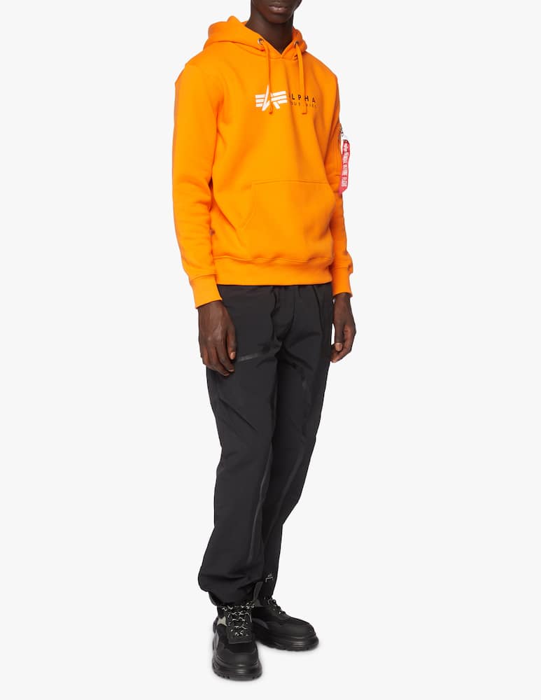 Alpha Industries Basic logo hoodie - Orange - picture 2 Alpha Industries Basic logo hoodie - Orange - picture 2
