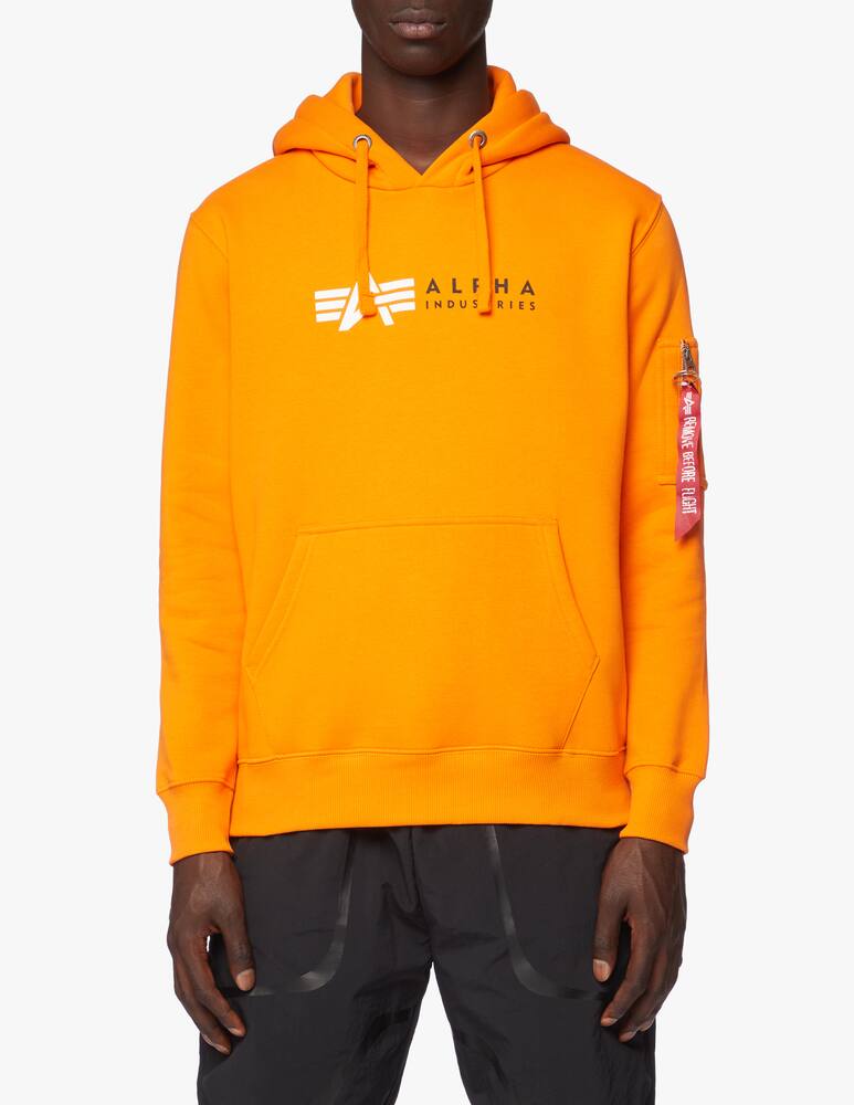 Alpha Industries Basic logo hoodie - Orange - picture 4 Alpha Industries Basic logo hoodie - Orange - picture 4