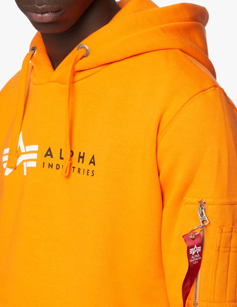 Alpha Industries Basic logo hoodie - Orange - picture 5 Alpha Industries Basic logo hoodie - Orange - picture 5