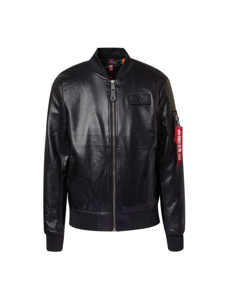 rinascente Alpha Industries Giacca bomber ecopelle - nero