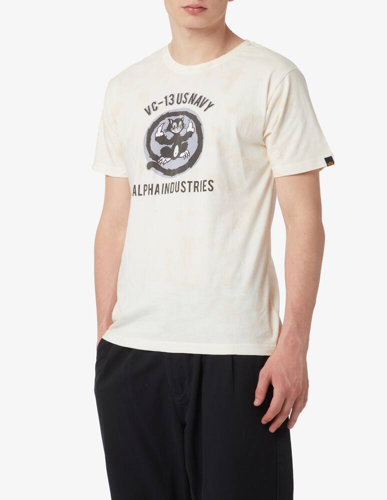 rinascente Alpha Industries Army cat graphic t-shirt - multi
