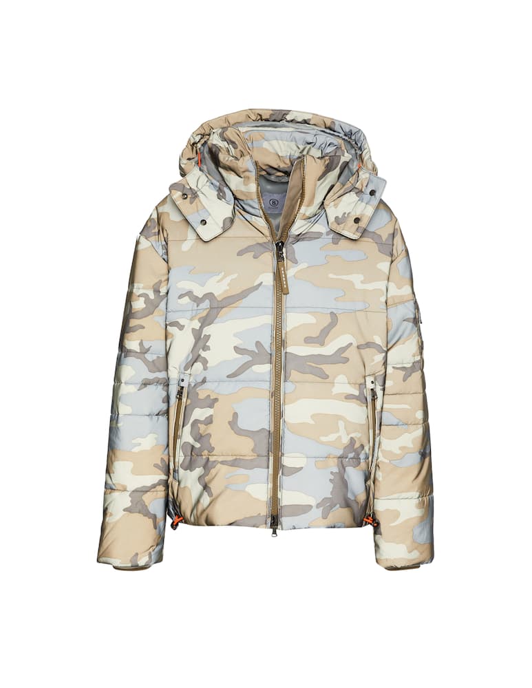 rinascente Bogner Camouflage print reflective ski jacket
