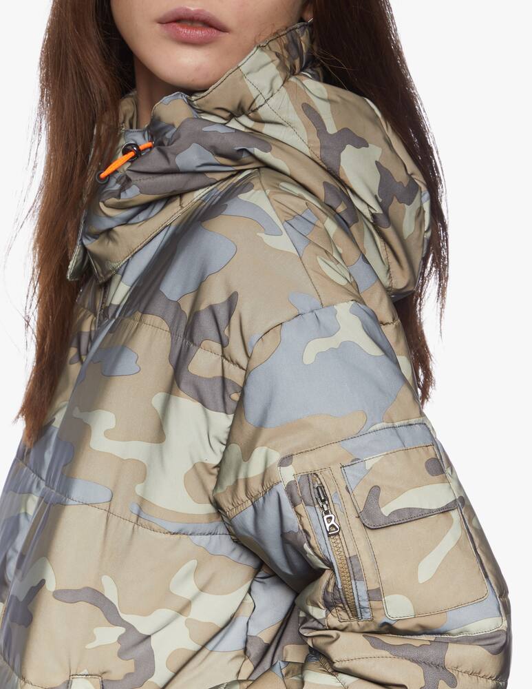 rinascente Bogner Camouflage print reflective ski jacket
