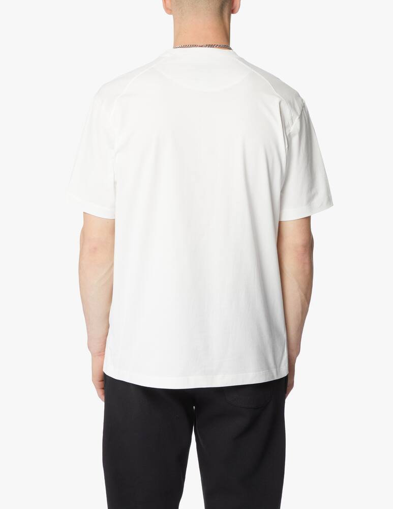 rinascente Adidas Y-3 T-shirt classic logo sul petto - bianco