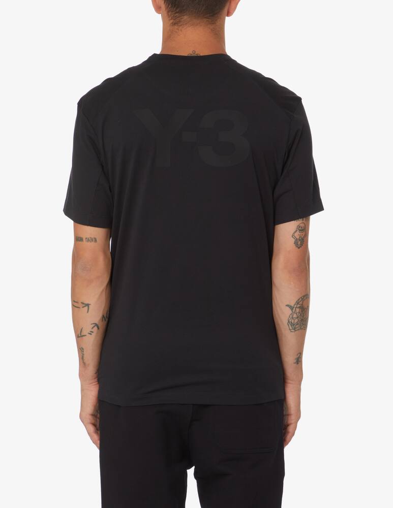 rinascente Adidas Y-3 Back logo t-shirt - Black