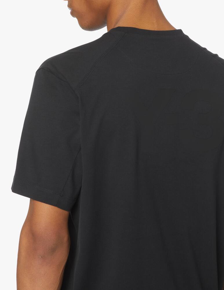 rinascente Adidas Y-3 Maglietta logo sul retro - nero