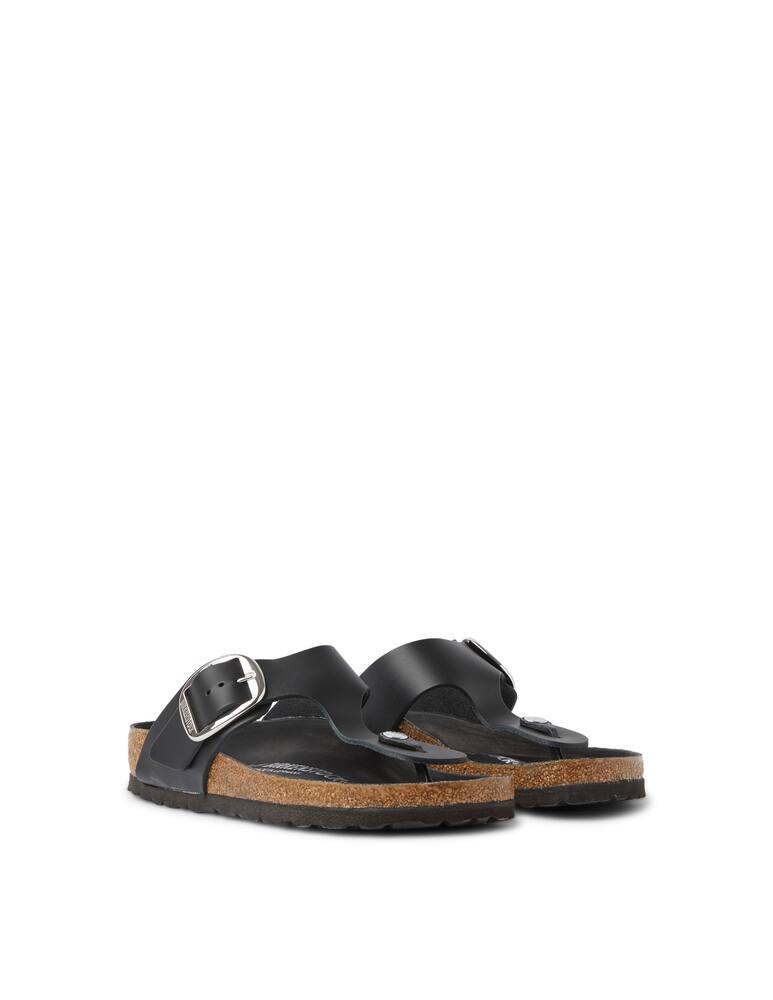 rinascente Birkenstock Gizeh big buckle flats - black