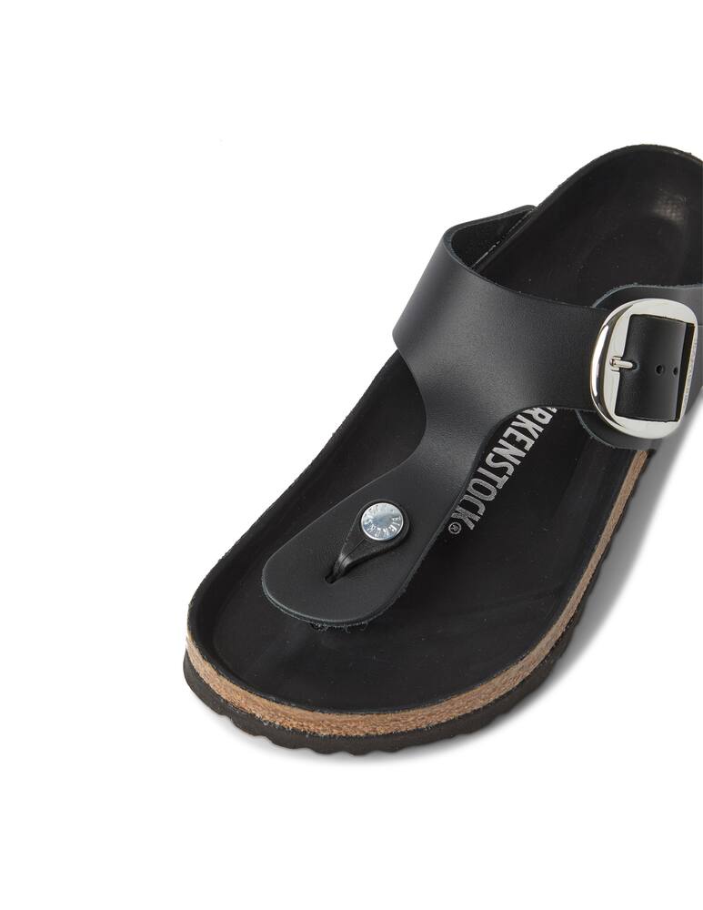 rinascente Birkenstock Gizeh big buckle flats - black