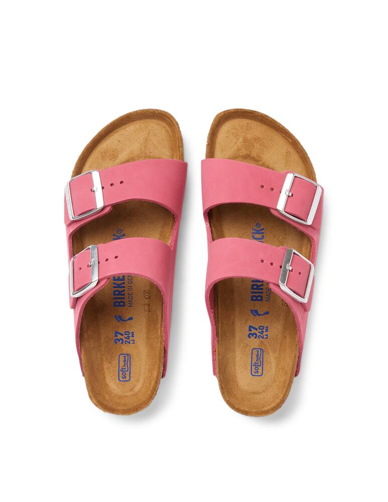 rinascente Birkenstock Arizona nubuck leather flats