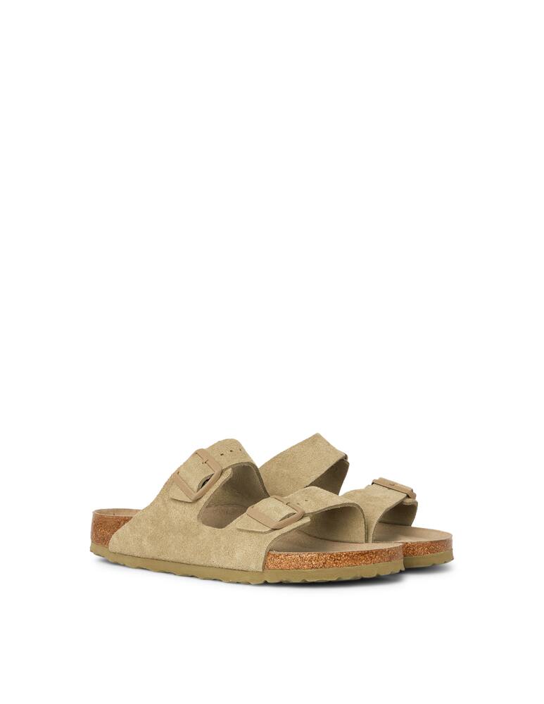 rinascente Birkenstock Arizona sfb faded khaki suede leather