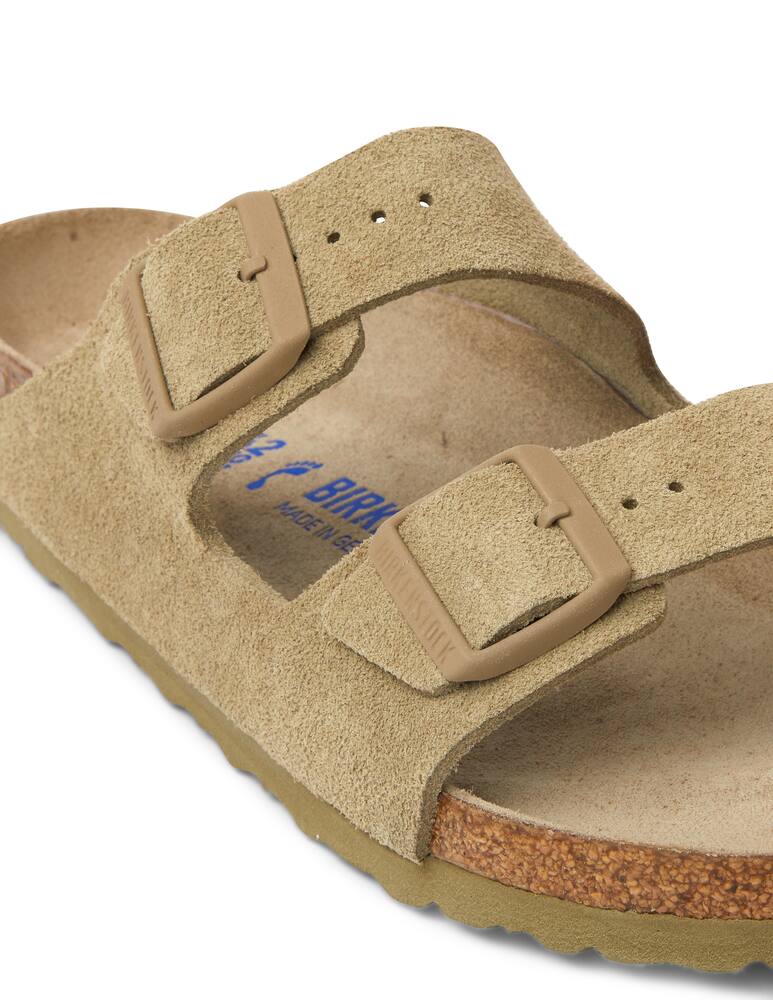 rinascente Birkenstock Arizona sfb faded khaki suede leather