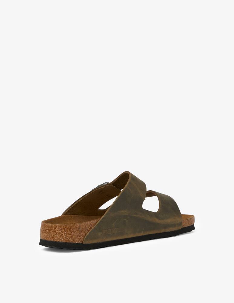 rinascente Birkenstock Sfb arizona leather sandals - olive