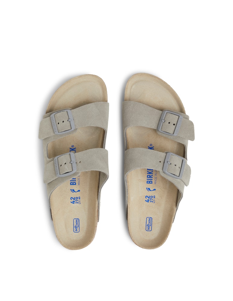 Birkenstock Ciabatte arizona in suede  - immagine 3