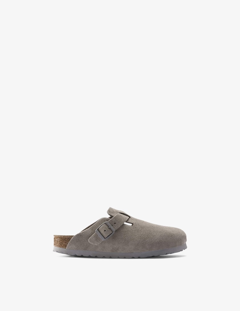 rinascente Birkenstock Boston suede clogs