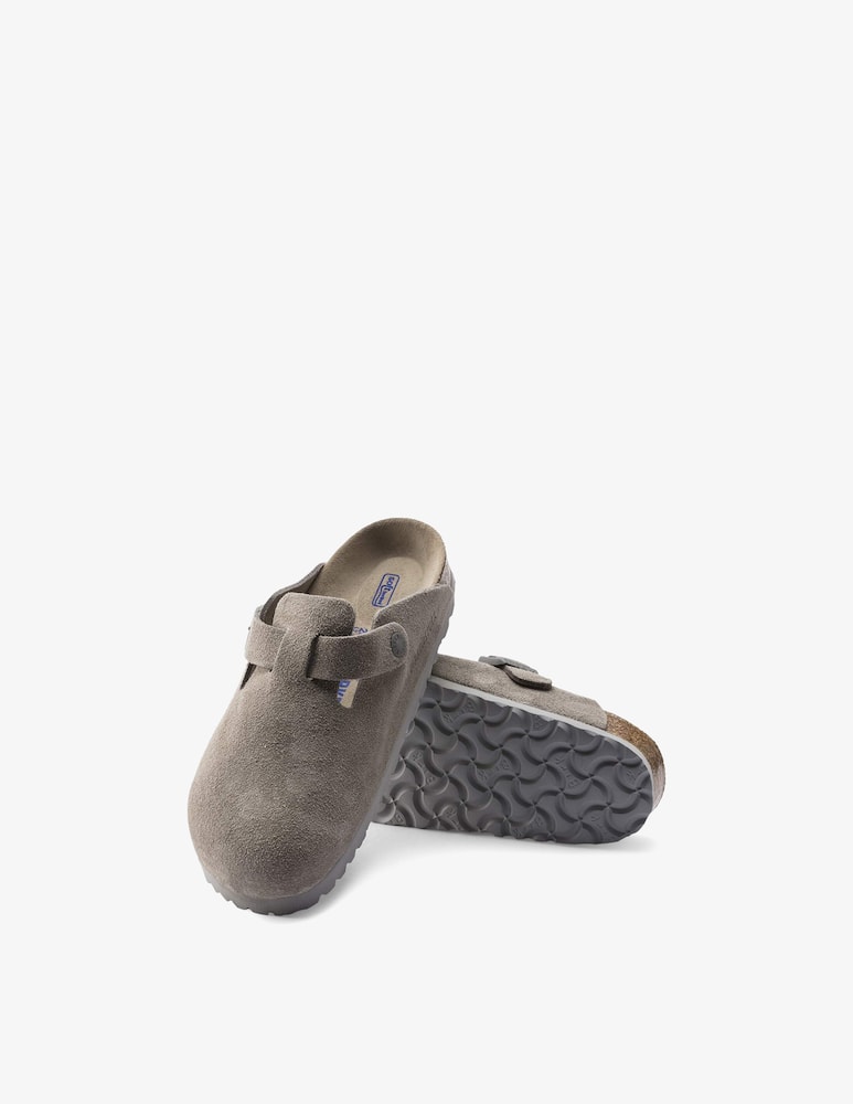 rinascente Birkenstock Boston suede clogs