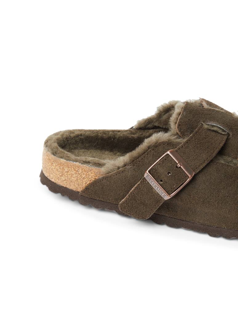 rinascente Birkenstock Boston shearling sandals
