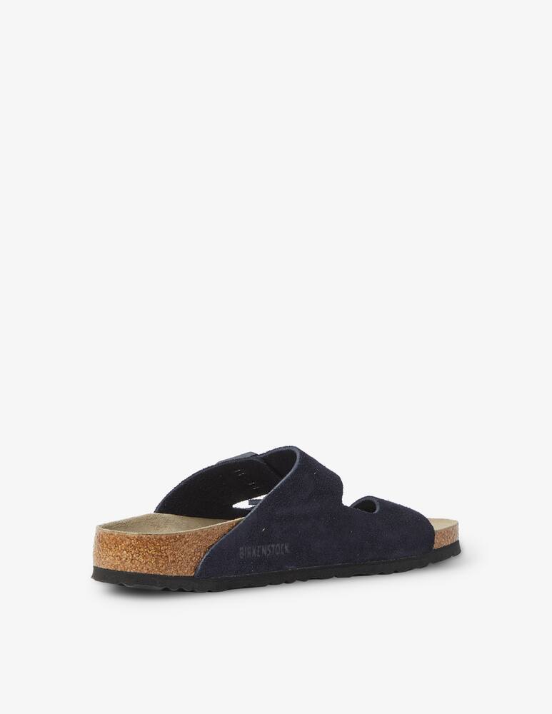 rinascente Birkenstock Sandalo arizona in suede - blu