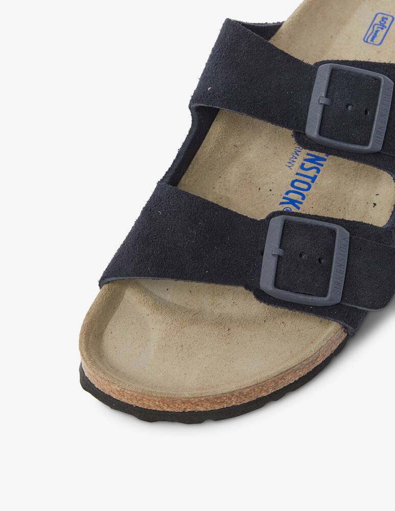 rinascente Birkenstock Sandalo arizona in suede - blu