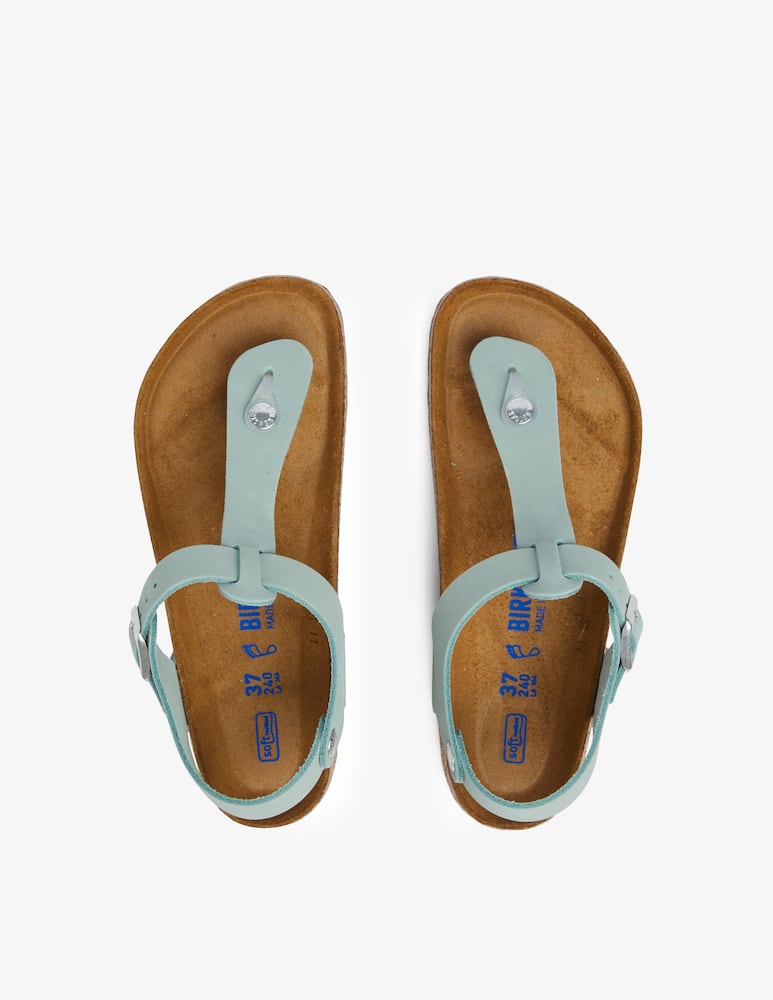 rinascente Birkenstock Kairo nabuck flats - Light blue