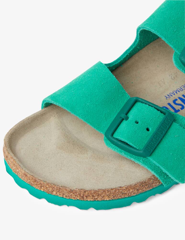 Birkenstock Arizona big buckle suede flats - Green - picture 5 Birkenstock Arizona big buckle suede flats - Green - picture 5