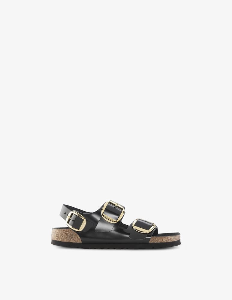rinascente Birkenstock Milano leather buckle sandals