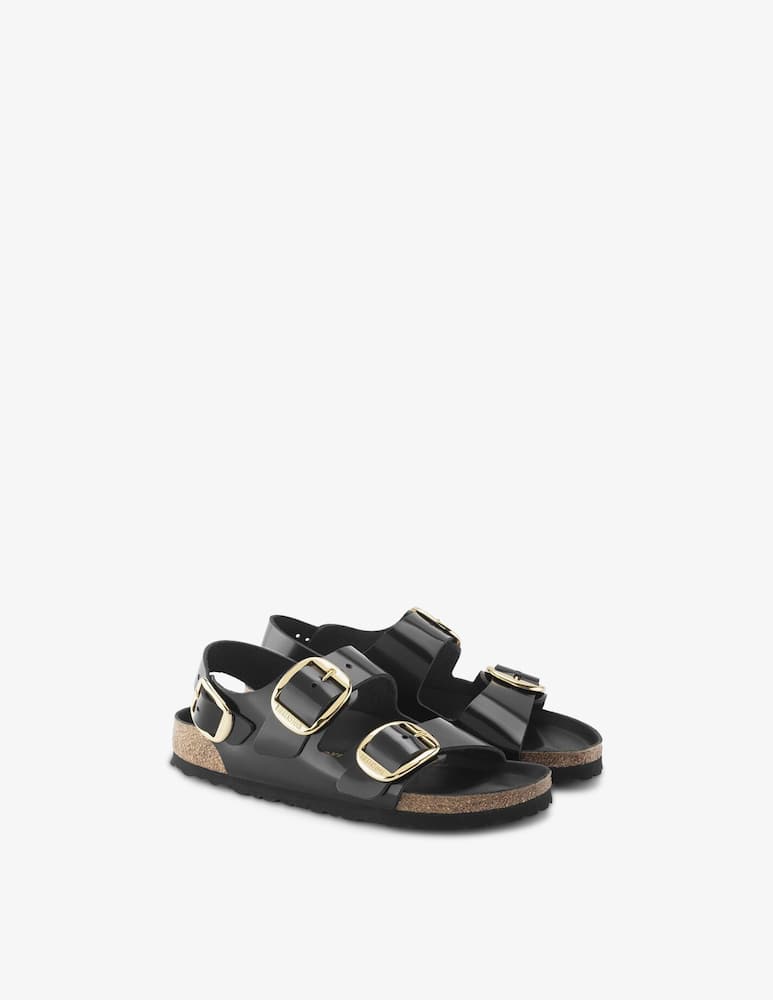 rinascente Birkenstock Milano leather buckle sandals