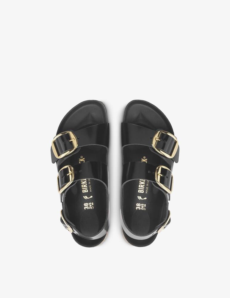 rinascente Birkenstock Milano leather buckle sandals