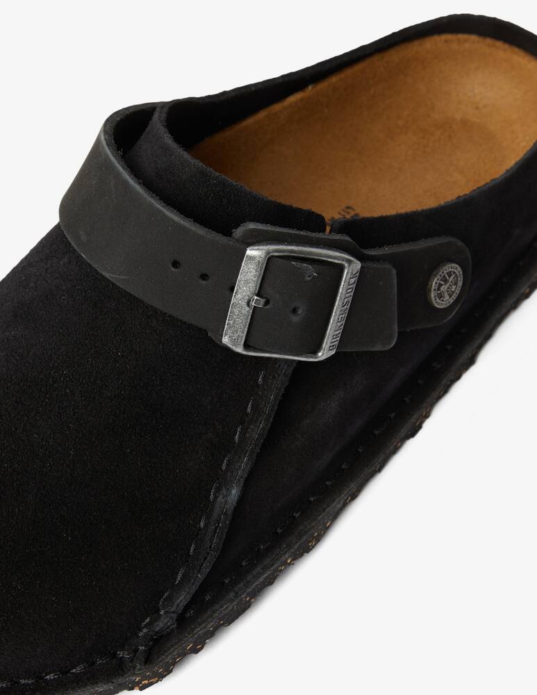 rinascente Birkenstock Back closure lutry suede sabot