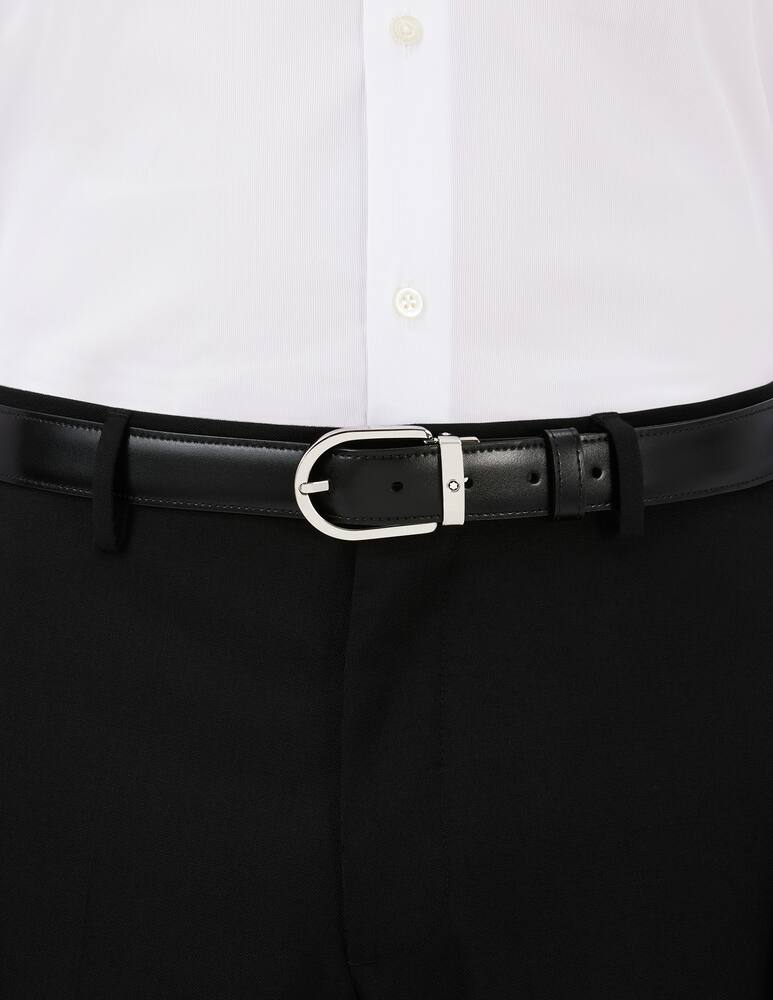 rinascente Montblanc Black and brown reversible belt 30mm