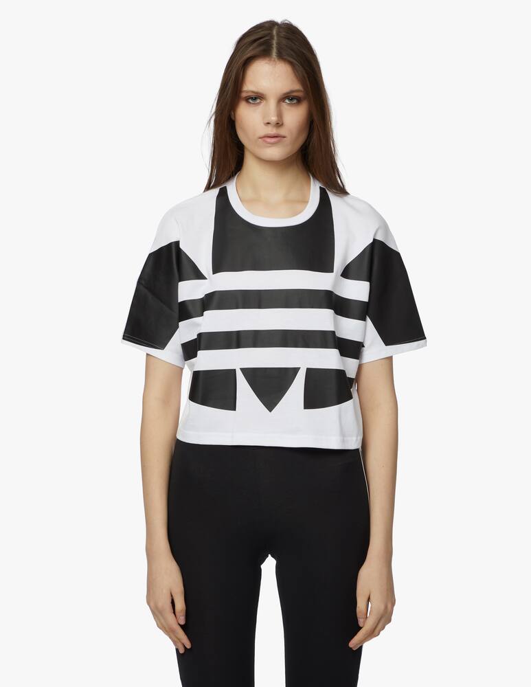 rinascente Adidas Originals T-shirt logo grande girocollo in cotone con logo 