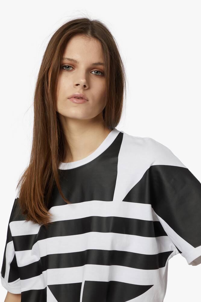 rinascente Adidas Originals T-shirt logo grande girocollo in cotone con logo 