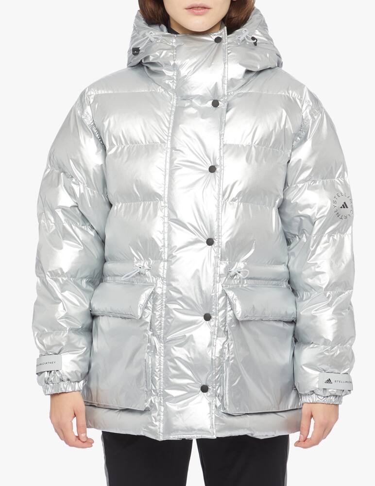 rinascente Adidas Stella McCartney Hooded puffer jacket