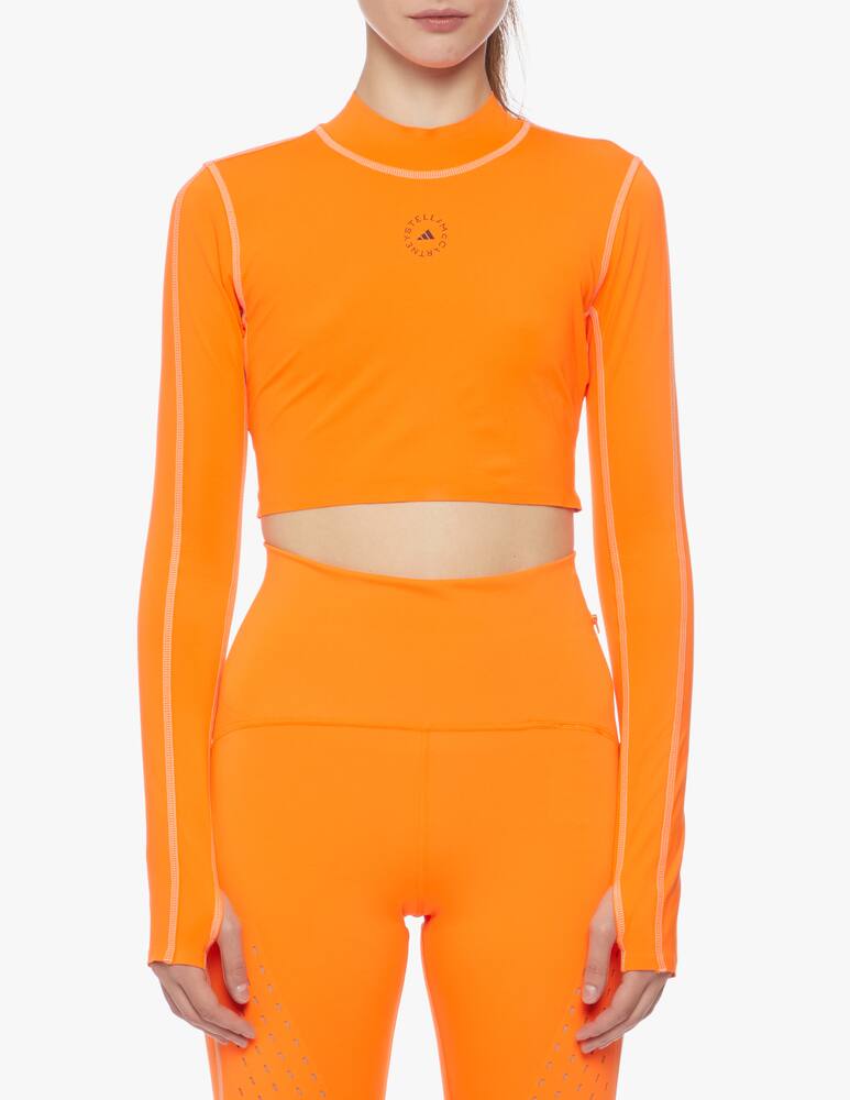 rinascente Adidas Stella McCartney Truepace longsleeve crop top