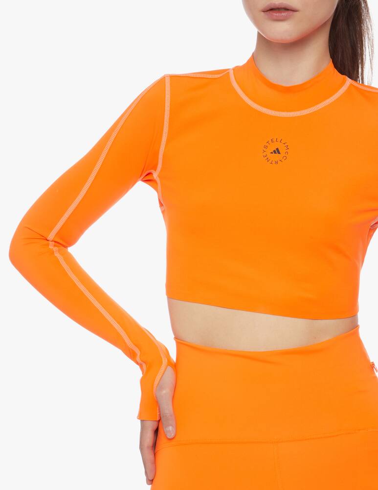 rinascente Adidas Stella McCartney Truepace longsleeve crop top