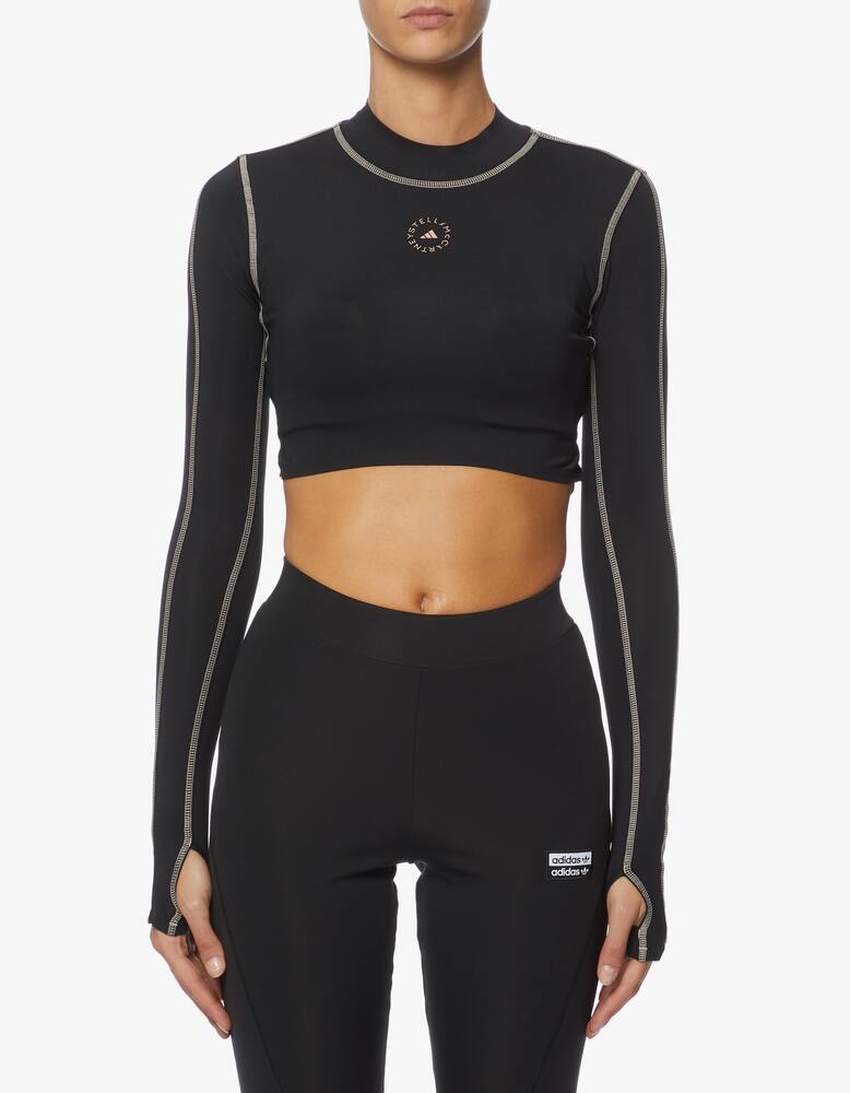 rinascente Adidas Stella McCartney Maglia manica lunga crop 
