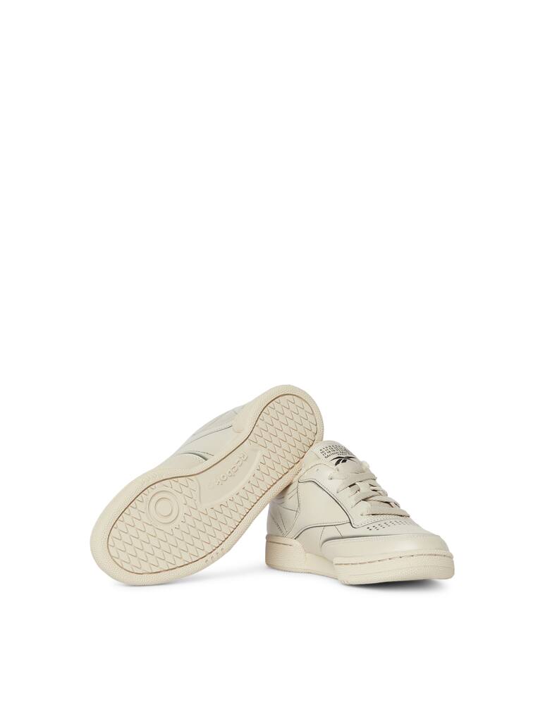 rinascente Reebok x Maison Margiela Sneakers club C Trompe l'Oeil beige