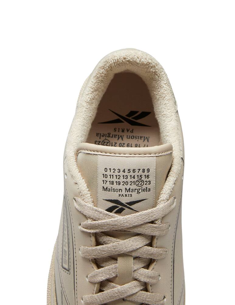 rinascente Reebok x Maison Margiela Sneakers club C Trompe l'Oeil beige