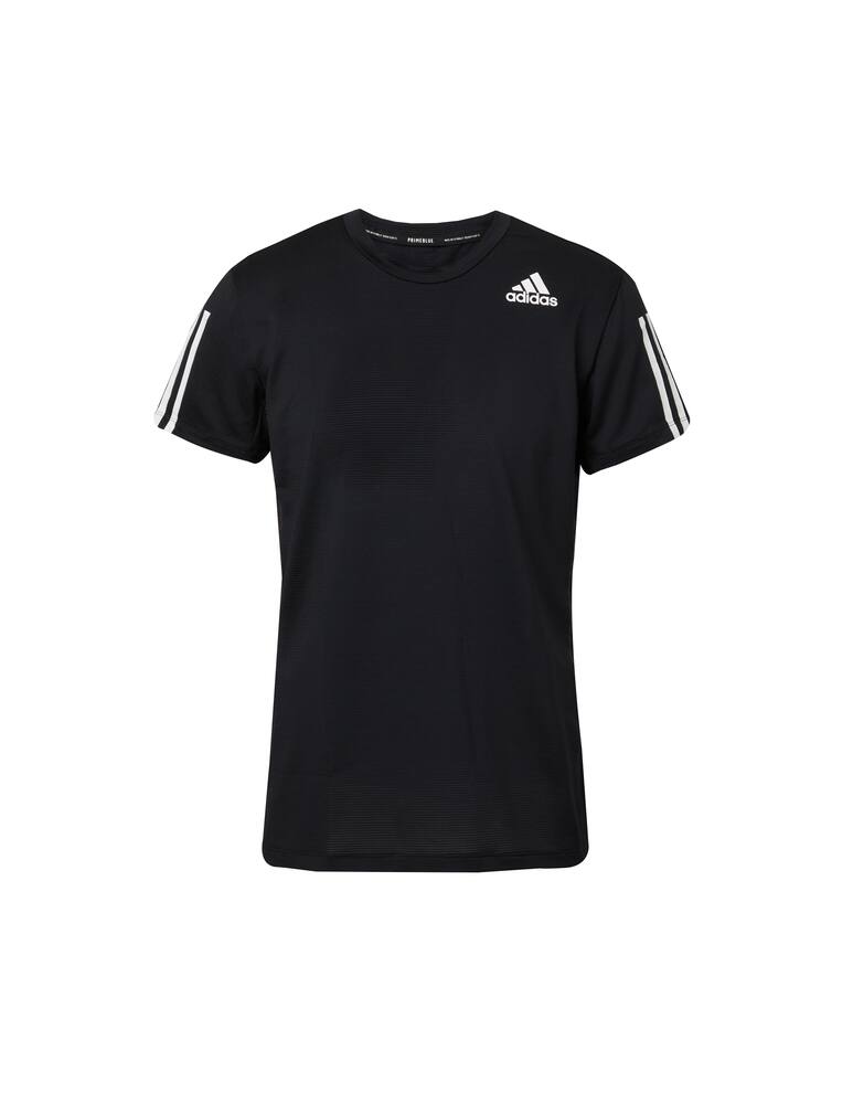 rinascente Adidas Performance Maglietta girocollo tech 3stripes - nero