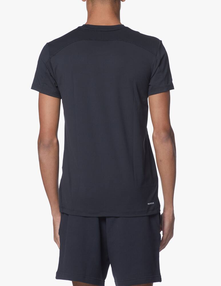 rinascente Adidas Performance Maglietta girocollo tech 3stripes - nero