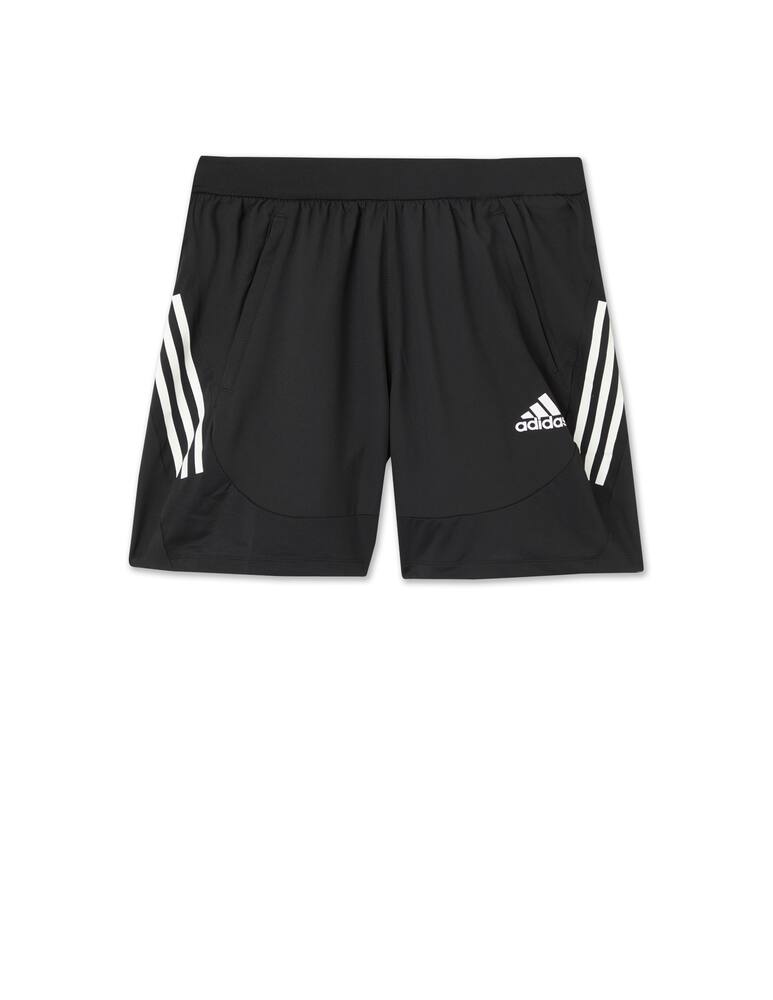 rinascente Adidas Performance Pantaloni corti 3 righe sport - nero