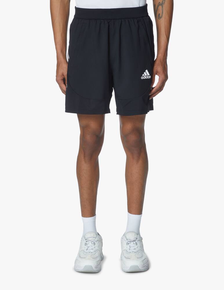 rinascente Adidas Performance Pantaloni corti 3 righe sport - nero