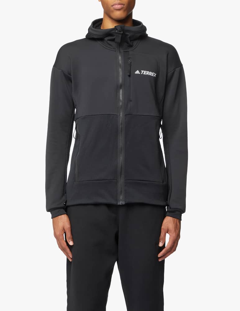 Adidas Originals Felpa in pile con cappuccio txflooce - nero - immagine 1 Adidas Originals Felpa in pile con cappuccio txflooce - nero - immagine 1