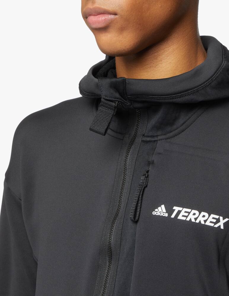 rinascente Adidas Originals Tx flooce hooded pile sweatshirt - black