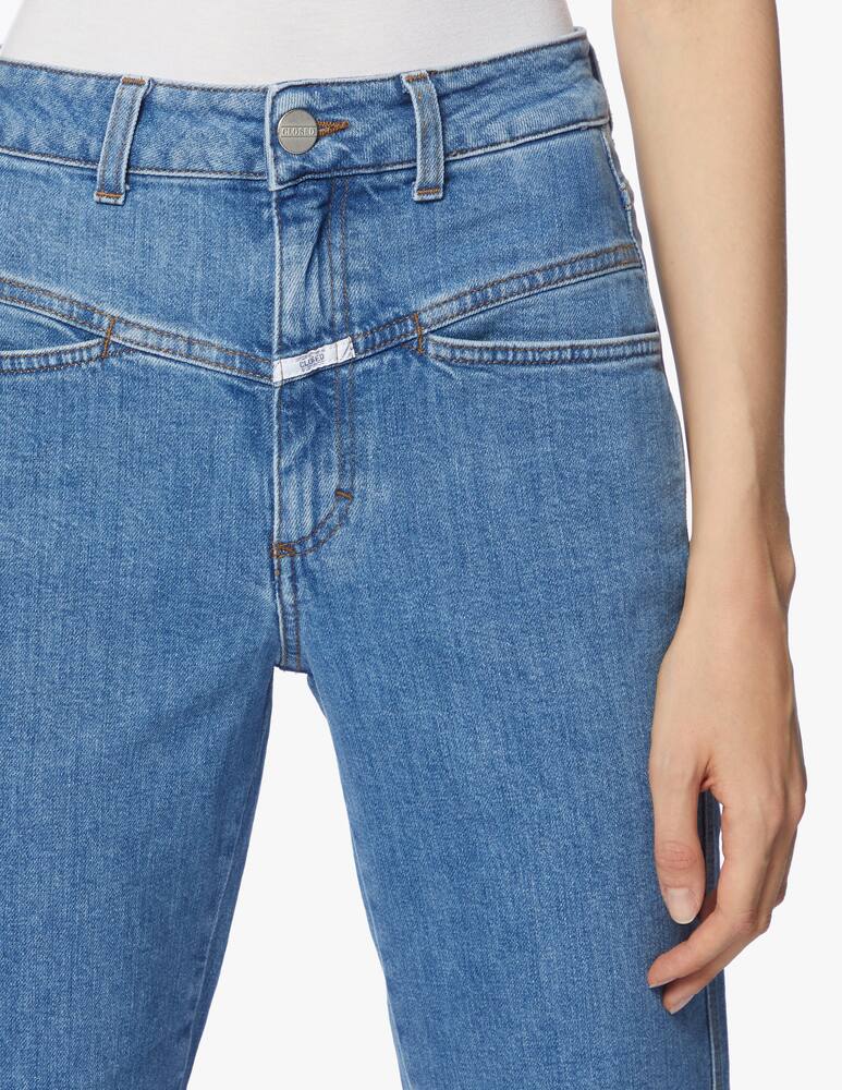 rinascente Closed Jeans Pedal pusher a vita alta - Blu