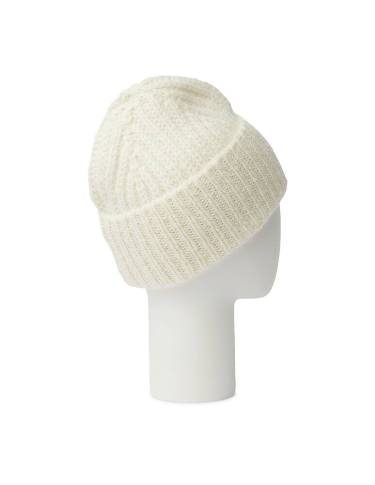 rinascente Closed Alpaca blend ribbed beanie