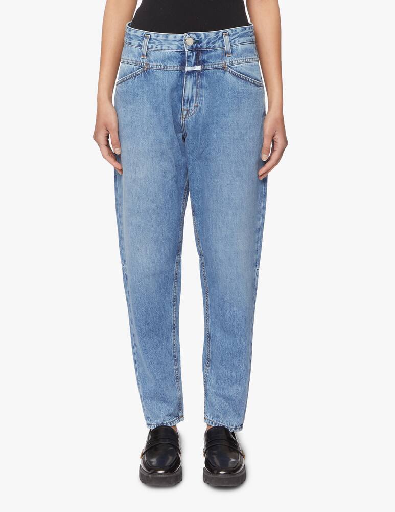 rinascente Closed X-Lent boyfriend jeans with bright marble wash