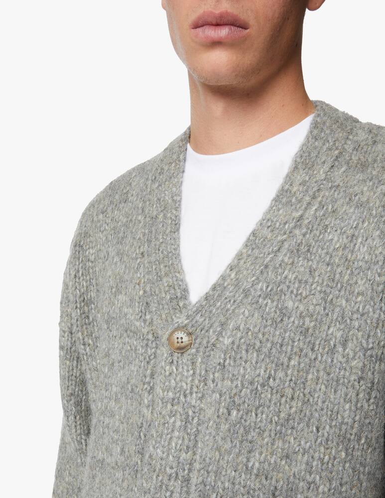 rinascente Closed Cardigan lana alpaca lino