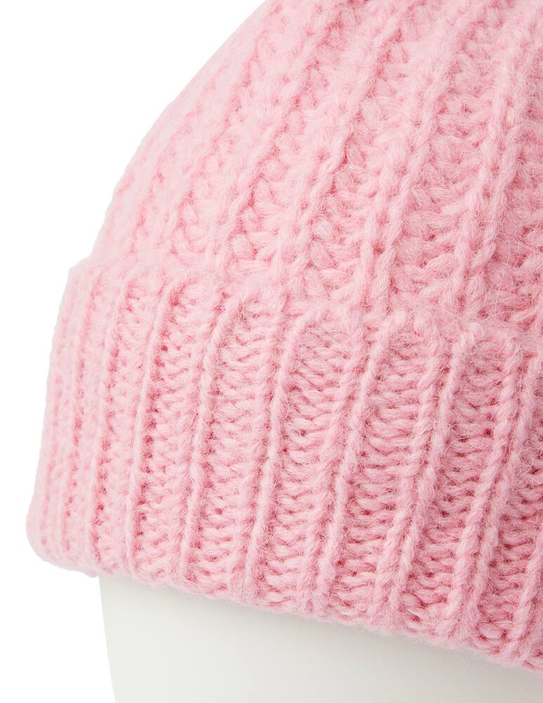 rinascente Closed Alpaca blend ribbed beanie