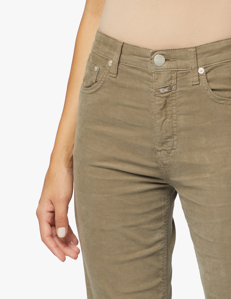 rinascente Closed Pantaloni a zampa in velluto Rawlin 